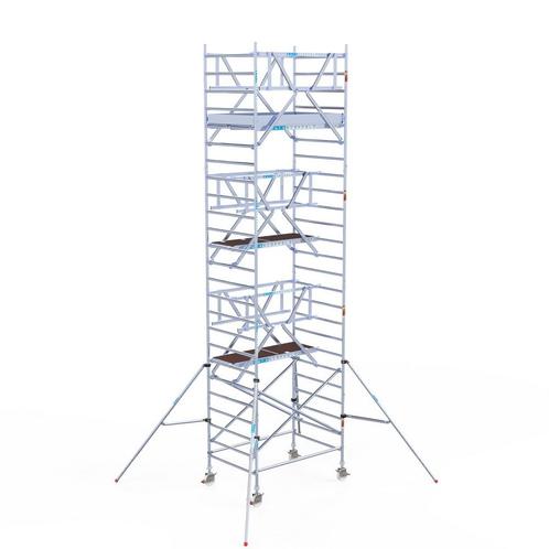 Rolsteiger Professional 135x190 8,2m werkhoogte vrijstaand, Doe-het-zelf en Bouw, Steigers, Rolsteiger of Kamersteiger, Nieuw