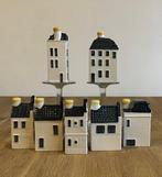 Flacon (7) - Aardewerk - KLM huisjes Delfts Blauw, Antiek en Kunst