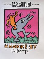 Keith Haring - Casino Knokke 87 - Années 1980, Antiek en Kunst