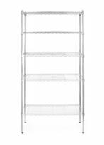Opbergrek Met 5 Schappen, Hendi, Chroom, 910x455x(h)1830mm, Zakelijke goederen, Ophalen of Verzenden, Nieuw in verpakking