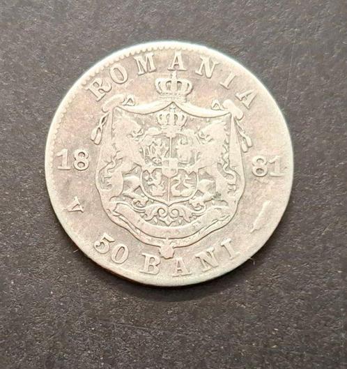 Roemenië. 50 Bani 1881-V Carol I (Zonder Minimumprijs), Postzegels en Munten, Munten | Europa | Niet-Euromunten