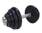 Tunturi Gewichten Gietijzer totaal 15kg - Halterset met, Sport en Fitness, Overige Sport en Fitness, Nieuw, Verzenden