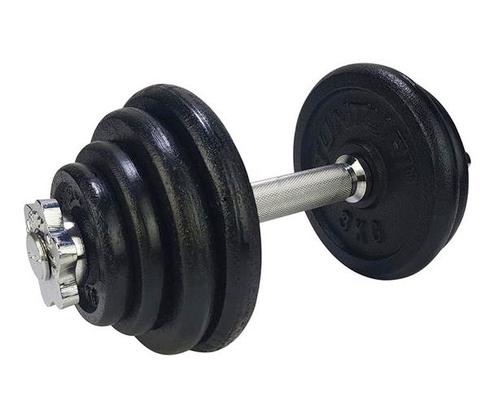 Tunturi Gewichten Gietijzer totaal 15kg - Halterset met, Sport en Fitness, Overige Sport en Fitness, Verzenden