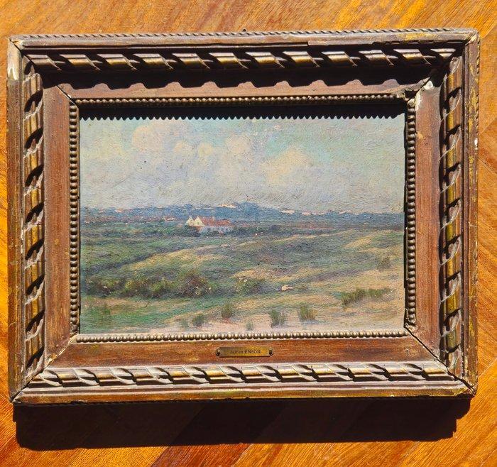James Ensor (1860-1949), Navolger van - Paesaggio con dune, Antiek en Kunst, Kunst | Schilderijen | Klassiek