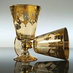 SECOLOVENTESIMO - Kelk (6) - Amber Gold Conic goblets -