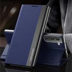 Samsung S20 Magnetische Flip Case - Luxe Hoesje Cover Blauw, Télécoms, Téléphonie mobile | Housses, Coques & Façades | Samsung