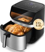 Airfryer XXL - heteluchtfriteuse - 8,8L - 2200W - Zwart, Elektronische apparatuur, Airfryers, Verzenden, Nieuw