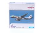 Schaal 1:500 Herpa 509121 Bangkok Airways Airbus A320 Kr..., Ophalen of Verzenden, Zo goed als nieuw
