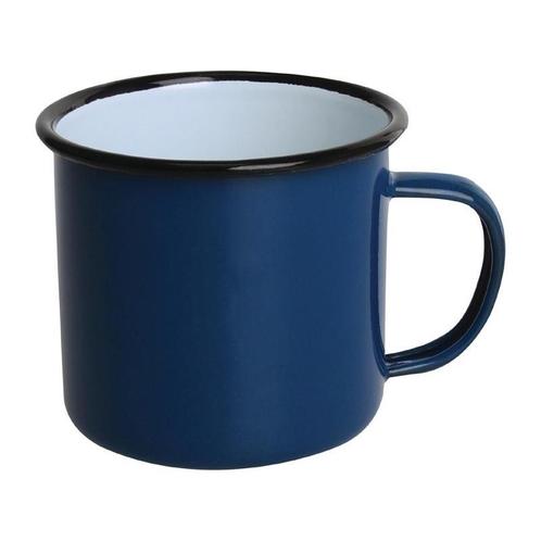 Mokken | Geëmailleerd Staal | Blauw | 35cl | 6 Stuks |, Zakelijke goederen, Horeca | Keukenapparatuur, Nieuw in verpakking, Verzenden