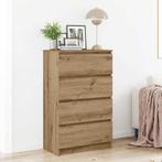 vidaXL Dressoir 60x35x98,5 cm bewerkt hout artisanaal, Huis en Inrichting, Kasten | Dressoirs, Verzenden, Nieuw