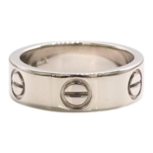 Cartier - Bague - Love - 18 carats Or blanc, Handtassen en Accessoires, Ringen