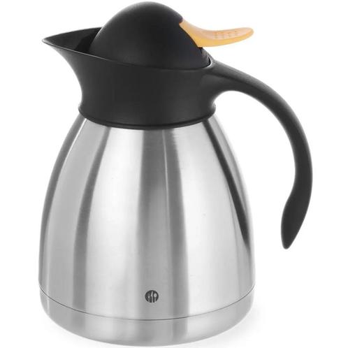 Thermoskan | RVS/Kunststof | 1L | Dubbelwandig |, Zakelijke goederen, Horeca | Keukenapparatuur, Nieuw in verpakking, Verzenden