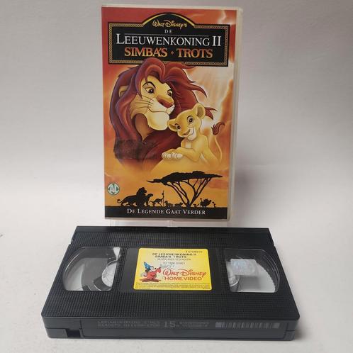 Disney de Leeuwenkoning II Simbas Trots VHS, Cd's en Dvd's, VHS | Kinderen en Jeugd, Zo goed als nieuw, Ophalen of Verzenden