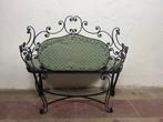 Canapé - Fer, Fer forgé, Textile, Antiquités & Art, Curiosités & Brocante