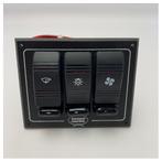 Bieden: Sessa Marine 3-function electrical 12V switch panel, Watersport en Boten, Ophalen of Verzenden, Nieuw