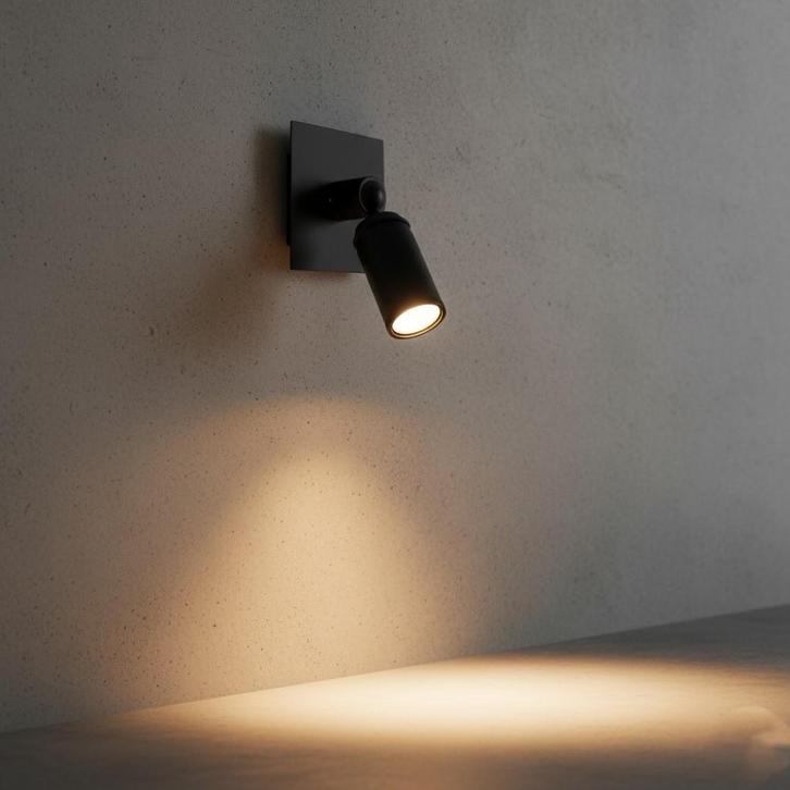 Spots opbouw Opbouwspot Puck Antiek Gun Metal, Huis en Inrichting, Lampen | Overige, Verzenden