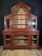 Credenza - Glas, Mahonie, Brons, IJzer, Messing - Credenza