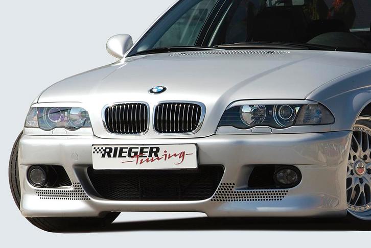 Rieger Voorbumper Sport-Look | 3-Serie E46: 02.98-12.01 (tot, Auto-onderdelen, Carrosserie, Nieuw, BMW, Verzenden