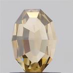 1 pcs Diamant (Natuurlijk gekleurd) - 1.01 ct - Ovaal -, Handtassen en Accessoires, Edelstenen, Nieuw