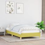 vidaXL Bedframe stof groen 90x200 cm, Huis en Inrichting, Slaapkamer | Bedden, Verzenden, Nieuw