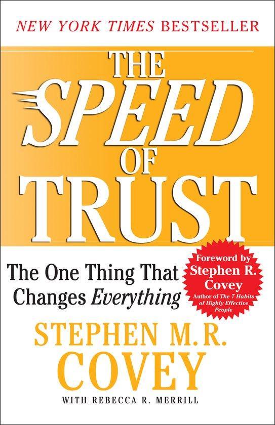 The SPEED of Trust 9781416549000 Stephen M.R. Covey, Boeken, Taal | Engels, Gelezen, Verzenden