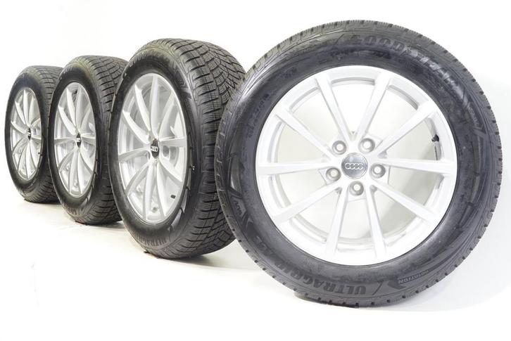Audi A6 S6 4K 17 inch velgen + Winterbanden Goodyear Origine, Autos : Pièces & Accessoires, Pneus & Jantes, Enlèvement ou Envoi