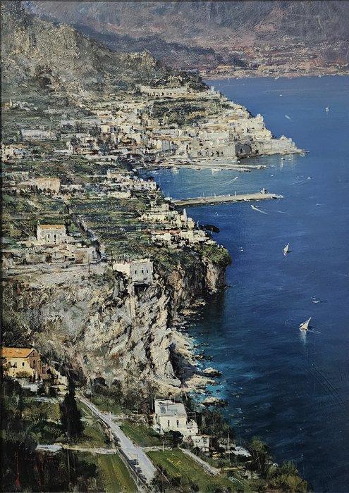 Andrea Patrisi (1954) - Amalfi, Antiquités & Art, Art | Peinture | Classique