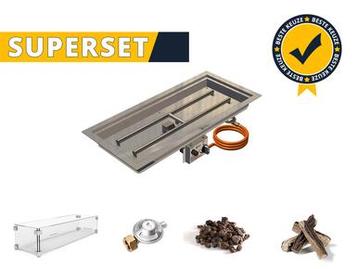 Gofire SUPERSET inbouwbrander rechthoek 56 x 28 | Flexibel, Verzenden