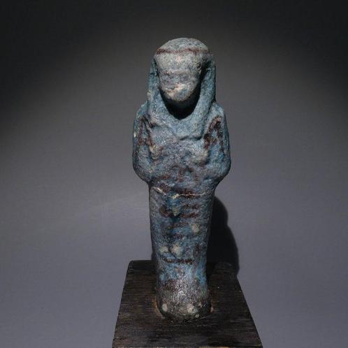 Oud-Egyptisch Shabti. 12,5 cm H. Derde Tussenperiode, 1770 -, Collections, Minéraux & Fossiles