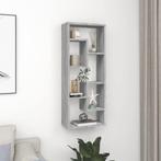 vidaXL Wandschap 36x16x90 cm bewerkt hout grijs sonoma, Huis en Inrichting, Kasten | Wandmeubels, Verzenden, Nieuw