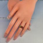 Ring - 18 karaat Geel goud - 0.13ct. tw. Diamant, Handtassen en Accessoires, Ringen, Nieuw