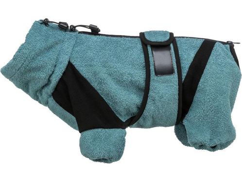 Trixie Honden Badjas Petrol - Hondenkleding - 54 cm, Huis en Inrichting, Woonaccessoires | Overige, Zo goed als nieuw, Verzenden