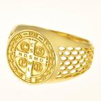 Ring met amulet - 18 karaat Geel goud