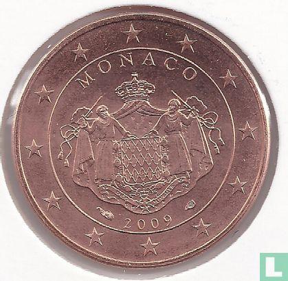 Monaco 5 cent 2009, Postzegels en Munten, Munten | Europa | Euromunten, Losse munt, 5 cent, Monaco, Verzenden