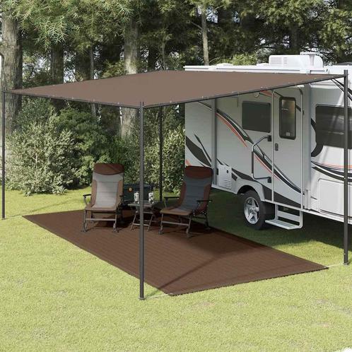 vidaXL Tenttapijt 250x550 cm bruin, Caravans en Kamperen, Tentaccessoires, Nieuw, Verzenden