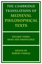 Mind and Knowledge 9780521797955 Pasnau, Verzenden, Gelezen, Pasnau
