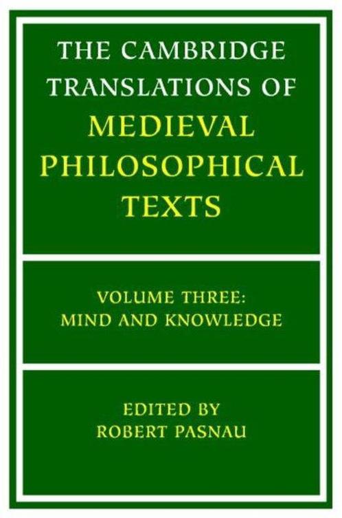Mind and Knowledge 9780521797955 Pasnau, Boeken, Overige Boeken, Gelezen, Verzenden