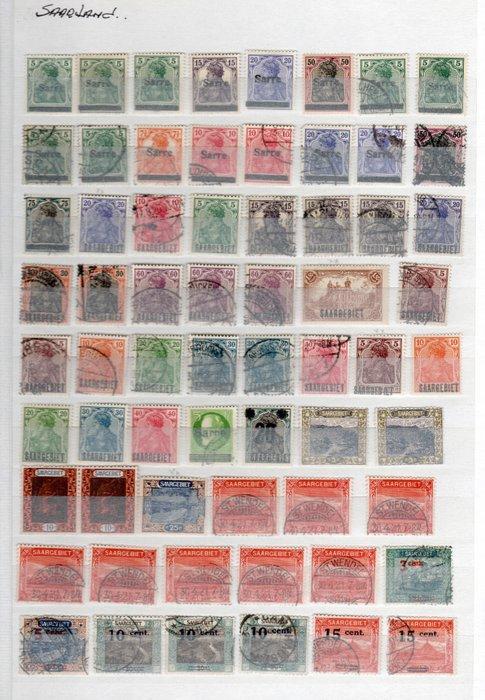 Saargebied 1920/1959 - Saarland Album en partij, Postzegels en Munten, Postzegels | Europa | Duitsland