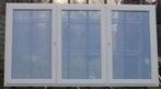 pvc raam , chassis , venster 265 x 146 creme ral 9001, Doe-het-zelf en Bouw, Raamkozijnen en Schuifdeuren, 150 tot 225 cm, Kunststof