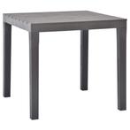 Tuintafel Mokka | Tweede Kansje | Compact & Onderhoudsarm, Tuin en Terras, Tuintafels, Verzenden, Nieuw, Vierkant, Kunststof