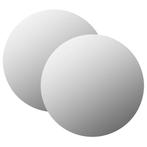 vidaXL Wandspiegels 2 st rond 70 cm glas, Huis en Inrichting, Woonaccessoires | Spiegels, Verzenden, Nieuw