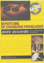 Répertoire de chansons françaises avec accords pour...  Book, Verzenden, Fugain, Michel, Fréjac, J