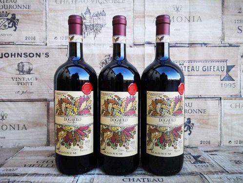 2022 Dogajolo - Super Tuscans - 3 Magnums (1.5L), Verzamelen, Wijnen