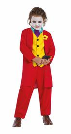 Joker Kostuum Kind Rood, Verzenden, Nieuw