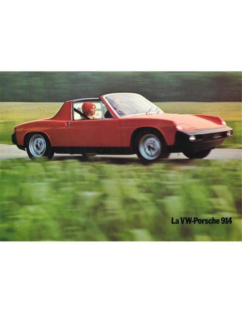 1975 VW-PORSCHE 914 BROCHURE FRANS, Boeken, Auto's | Folders en Tijdschriften