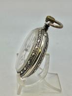 Ancre Ligne Droite . Argento . Quadrante floreale . 1900 -