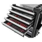 Gevulde gereedschapswagen zwart 7 laden 72 x 48 x 101 cm, Ophalen of Verzenden, Nieuw