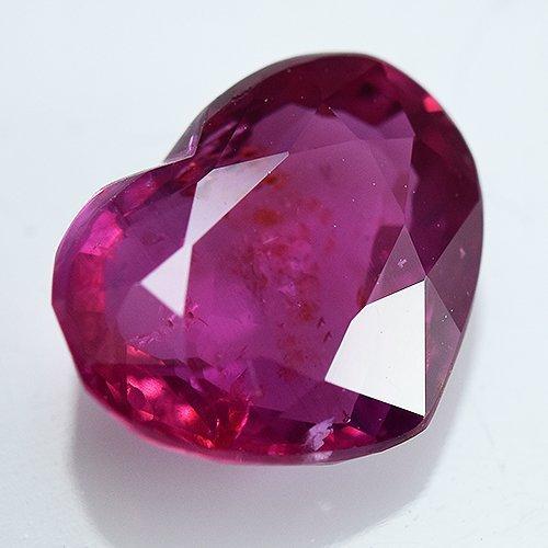 1 pcs Rood, Roze Robijn - 3.03 ct - Asian Institute of, Handtassen en Accessoires, Edelstenen