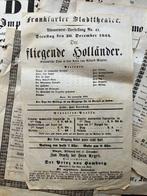 Richard Wagner etc. - Sammlung von 8 seltenen Theaterzetteln