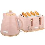 2-in-1 Broodrooster- En Waterkoker-set, 7 Bruiningsniveaus,, Verzenden, Nieuw